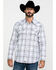 Image #1 - Cody James Men's Ghost Rider Plaid Long Sleeve Western Shirt , , hi-res