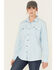 Image #1 - Ariat Women's Rebar Made Tough VentTEK Long Sleeve Work Shirt, Blue, hi-res