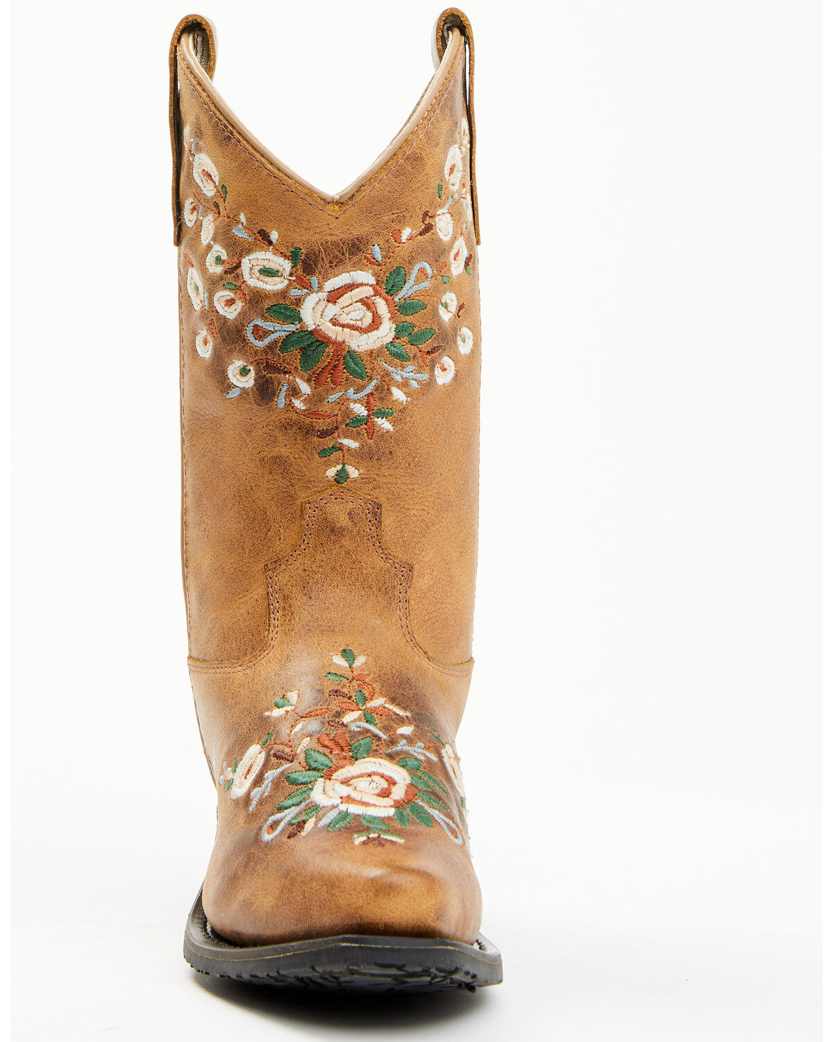 Image #4 - Shyanne Girls' Little Maisie Western Boots - Snip Toe, Brown, hi-res
