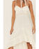 Scully Women's Embroidered Ruffled Hi-Lo Dress, Cream, hi-res