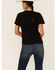 Blended Women's Hell Yeah Texas Graphic Short Sleeve Crop Tee  , , hi-res