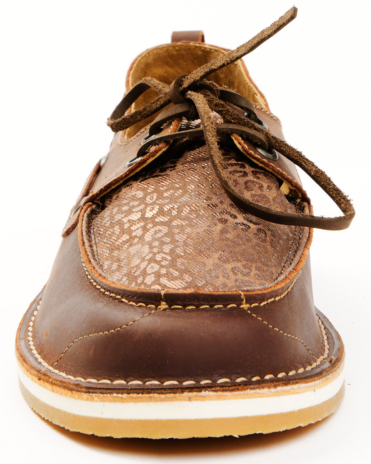 Image #4 - RANK 45® Women's Remi Metallic Cheetah Print Slip-On Casual Shoes - Moc Toe, , hi-res