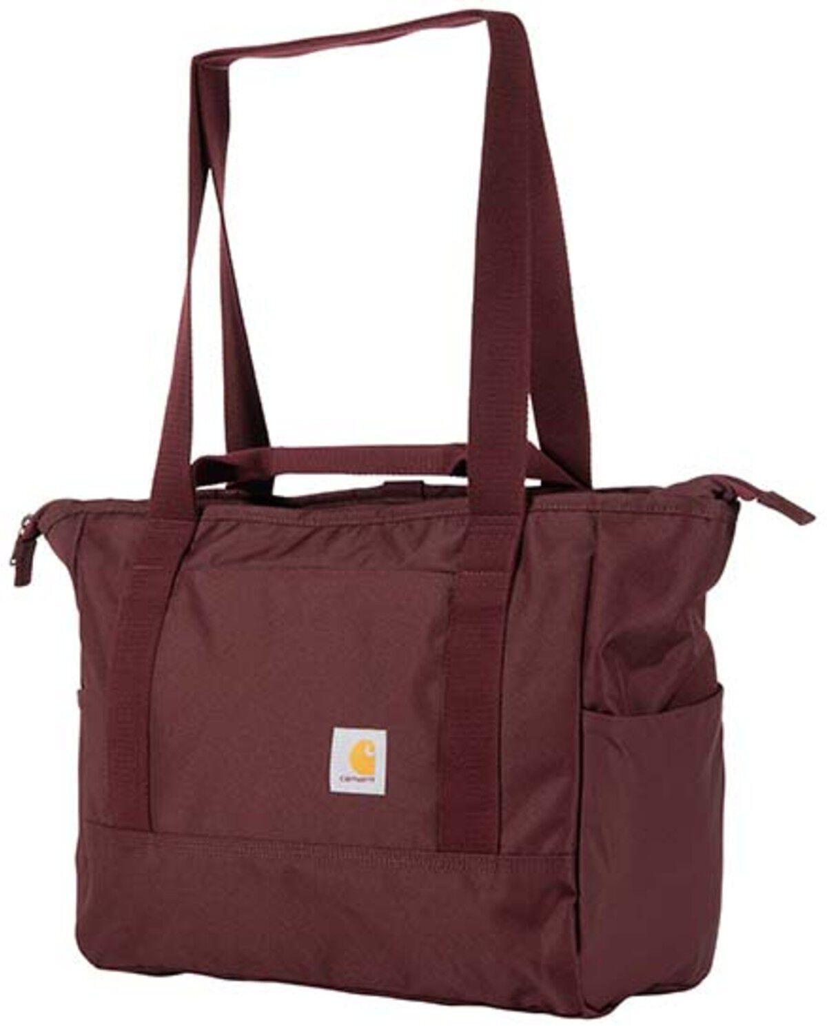 Image #1 - Carhartt Classic Laptop Tote Bag, Wine, hi-res