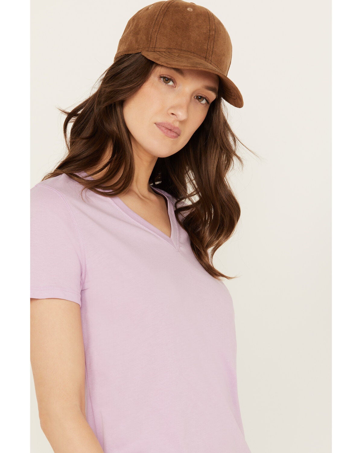 Image #2 - Carhartt Women's Relaxed Fit Lightweight Short Sleeve V Neck T-Shirt, , hi-res