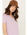 Image #2 - Carhartt Women's Relaxed Fit Lightweight Short Sleeve V Neck T-Shirt, , hi-res