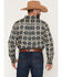 Image #4 - RANK 45&reg; Men's Mohave Southwestern Print Long Sleeve Button-Down Stretch Western Shirt, Navy, hi-res