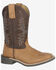 Image #2 - Smoky Mountain Boys' Adobe Western Boots - Broad Square Toe, Brown, hi-res