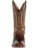 Image #4 - Durango Men's Exotic Full-Quill Ostrich Western Boots - Medium Toe, Brown, hi-res