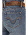 Image #4 - Rock & Roll Denim Women's Medium Wash High Rise Trouser Stretch Denim Jeans, Medium Wash, hi-res
