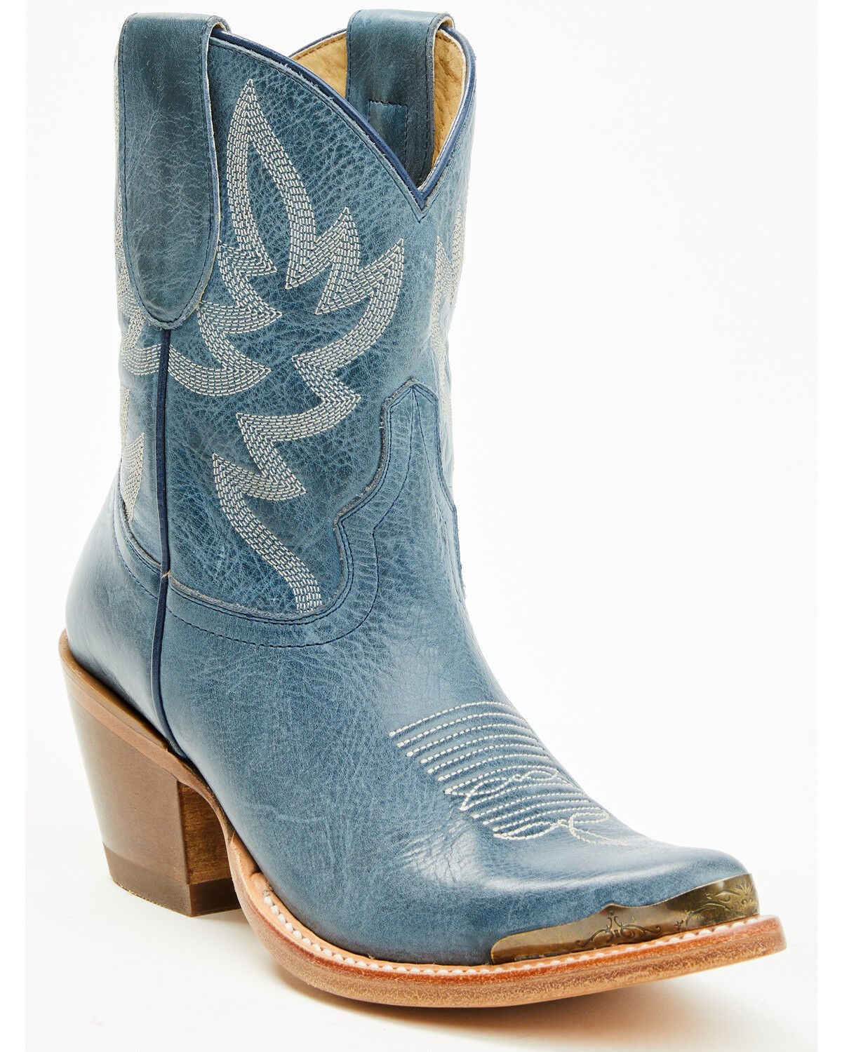 Idyllwind Women's Wheels Western Booties - Round Toe, Navy, hi-res