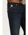 Cinch Men's Carter 2.0 Dark Rinse Relaxed Boot Performance Stretch Denim Jeans, Indigo, hi-res