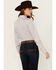 Image #4 - Cinch Women's Striped Long Sleeve Button-Down Western Shirt, Multi, hi-res