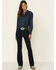 Image #1 - Levi's Women's Dark Horse High Rise 725 Bootcut Jeans, Blue, hi-res