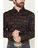 Image #3 - RANK 45&reg; Men's Stormy Sea Southwestern Print Long Sleeve Button-Down Stretch Western Shirt, Navy, hi-res