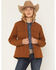 Image #1 - Ariat Women's Berber Back Barn Softshell Jacket, Chestnut, hi-res