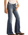 Image #3 - Rock & Roll Denim Girls' Medium Vintage Scroll Bootcut Jeans, , hi-res