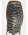 Image #6 - Horse Power Men's Ostrich Print Western Boots - Square Toe, Grey, hi-res