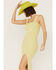 Shyanne Women's Ribbed Sweater Knit Midi Bodycon Dress, Green, hi-res