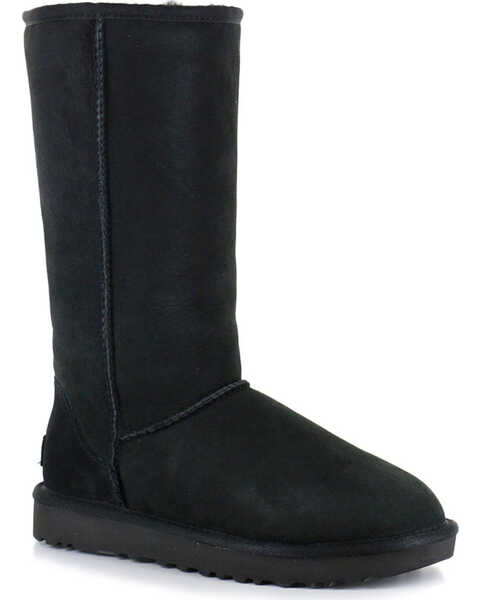 Image #1 - UGG Women's Classic II Tall Boots - Round Toe, Black, hi-res