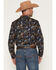 Image #4 - Cody James Men's Thornbush Paisley Print Long Sleeve Snap Western Shirt - Big, Black, hi-res