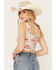 Panhandle Women's Southwestern Print Tank, Sand, hi-res