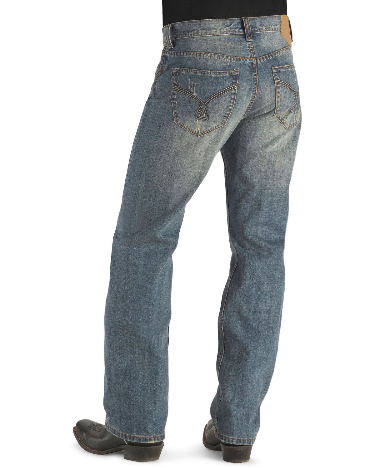 Image #1 - Tin Haul Regular Joe Heavy Distressed Jeans, Blue, hi-res