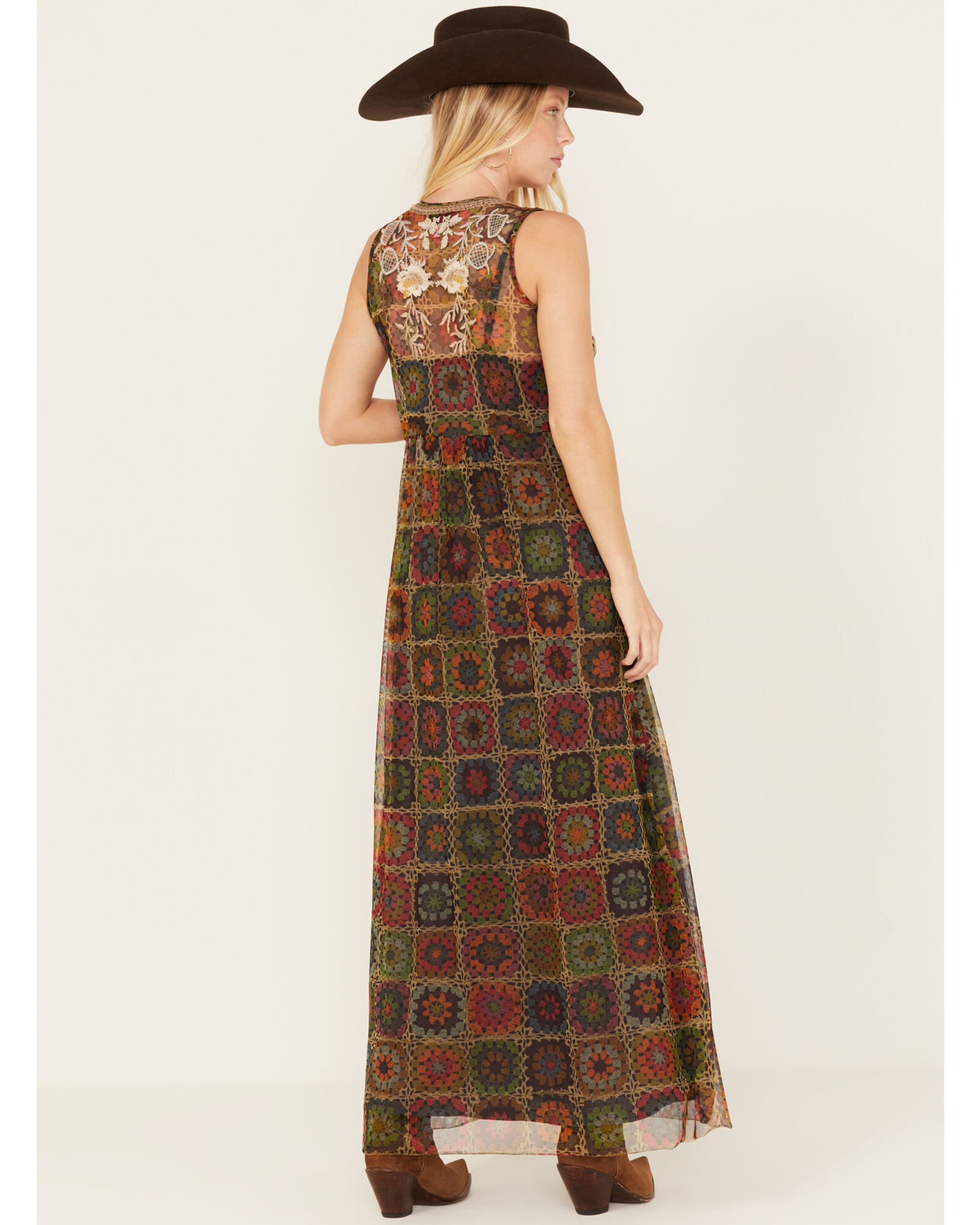 Johnny Was Women's Sleeveless Floral Bitola Mesh Slip Dress Mall of America®