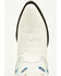Image #6 - Shyanne Girls' Fleur Western Boots - Round Toe, White, hi-res