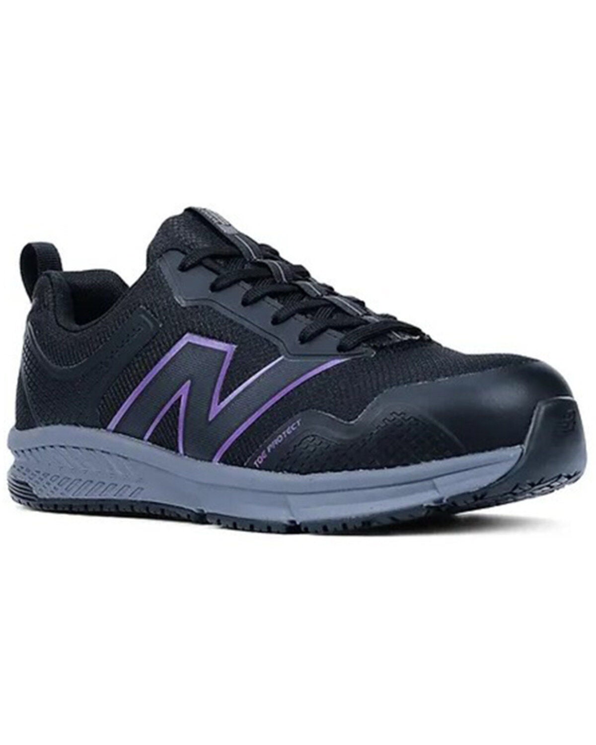 New Balance Women's Evolve Work Shoes - Alloy Toe, Black, hi-res