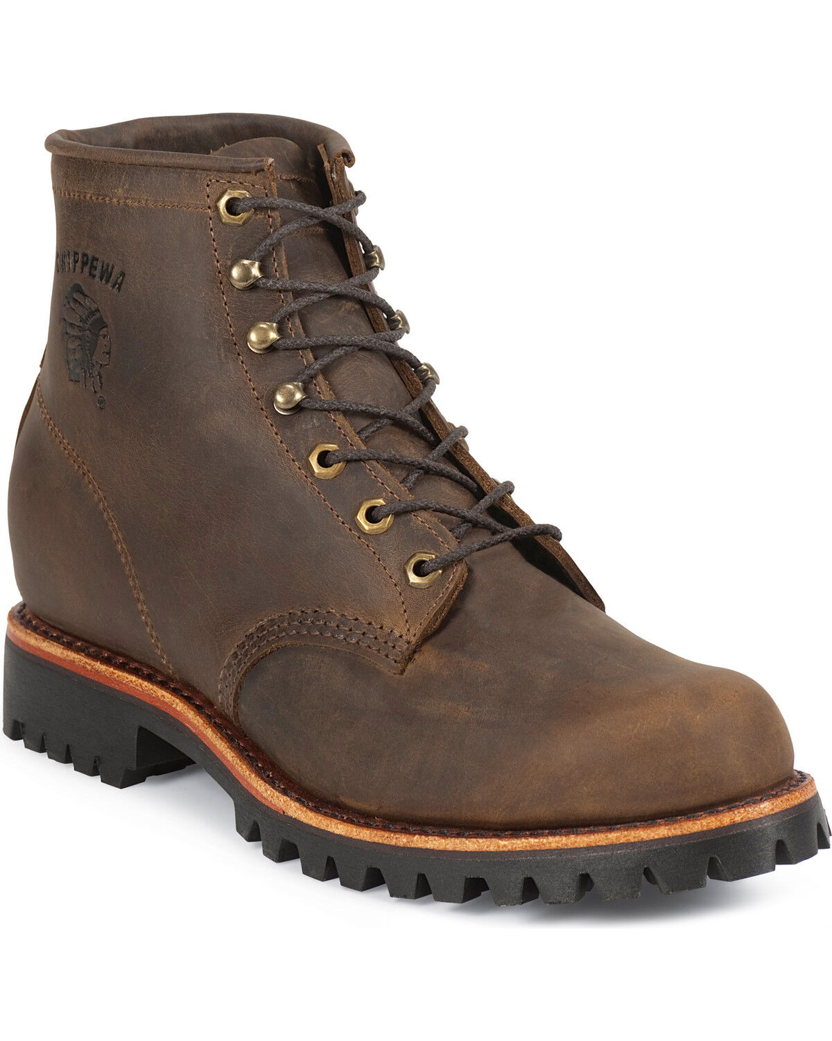 chippewa boots lace to toe