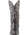 Image #4 - El Dorado Men's Handmade Ostrich Leg Western Boots - Round Toe, Black, hi-res
