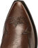 Abilene Men's 7" Wingtip Zip Boots, Chocolate, hi-res