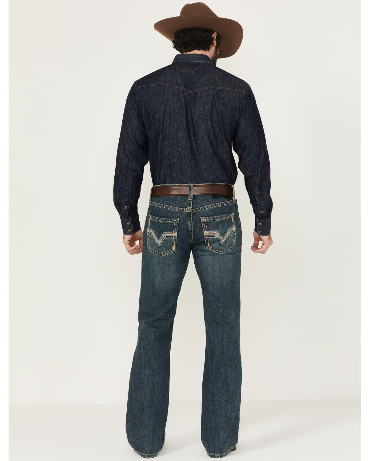 Product Name:  Rock & Roll Denim Men's Pistol Medium Wash Bootcut Rigid Denim Jeans