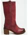 Image #2 - Cleo + Wolf Women's Scout Fashion Boots - Round Toe, Wine, hi-res