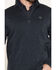Image #3 - Ariat Men's Caldwell 1/4 Button-Down Pullover, Blue, hi-res