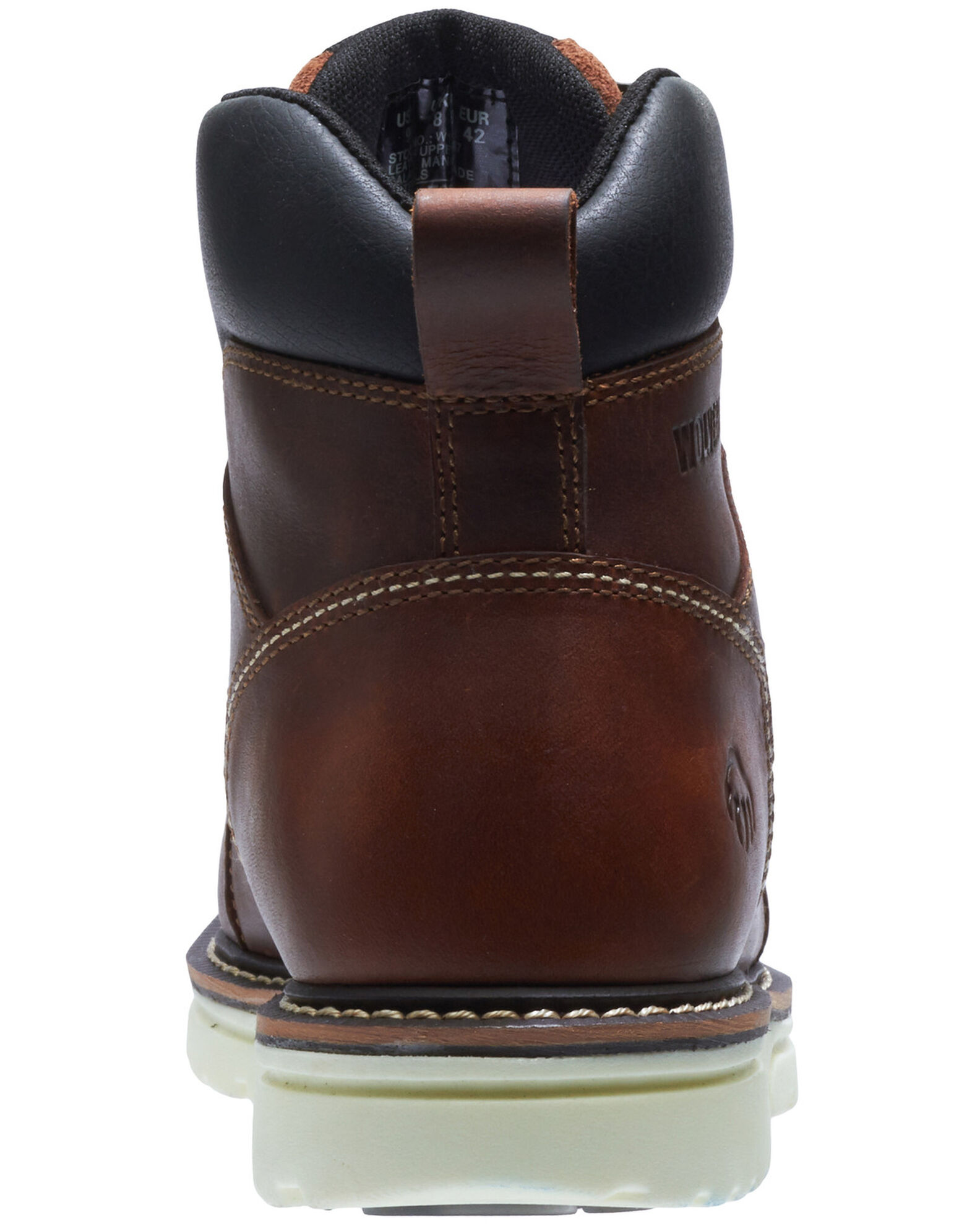 Image #4 - Wolverine Men's I-90 Durashocks Carbonmax Wedge Work Boots - Composite Toe, Tan, hi-res