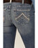 Image #4 - Ariat Women's Denim Rainstorm Straight Leg Riding Jeans, Indigo, hi-res