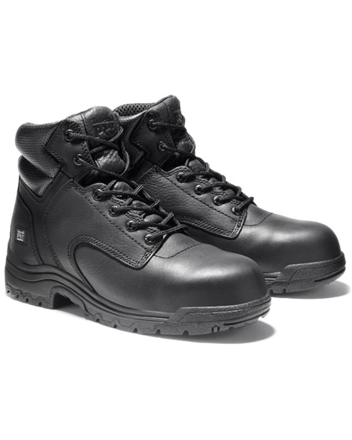 Timberland PRO Men's 6" TiTAN Work Boots - Composite Toe, Black, hi-res