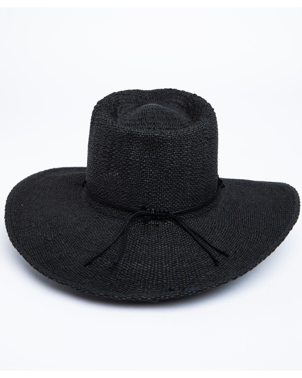 Image #5 - Nikki Beach Women's Eros Toyo Rancher Straw Hat , Black, hi-res
