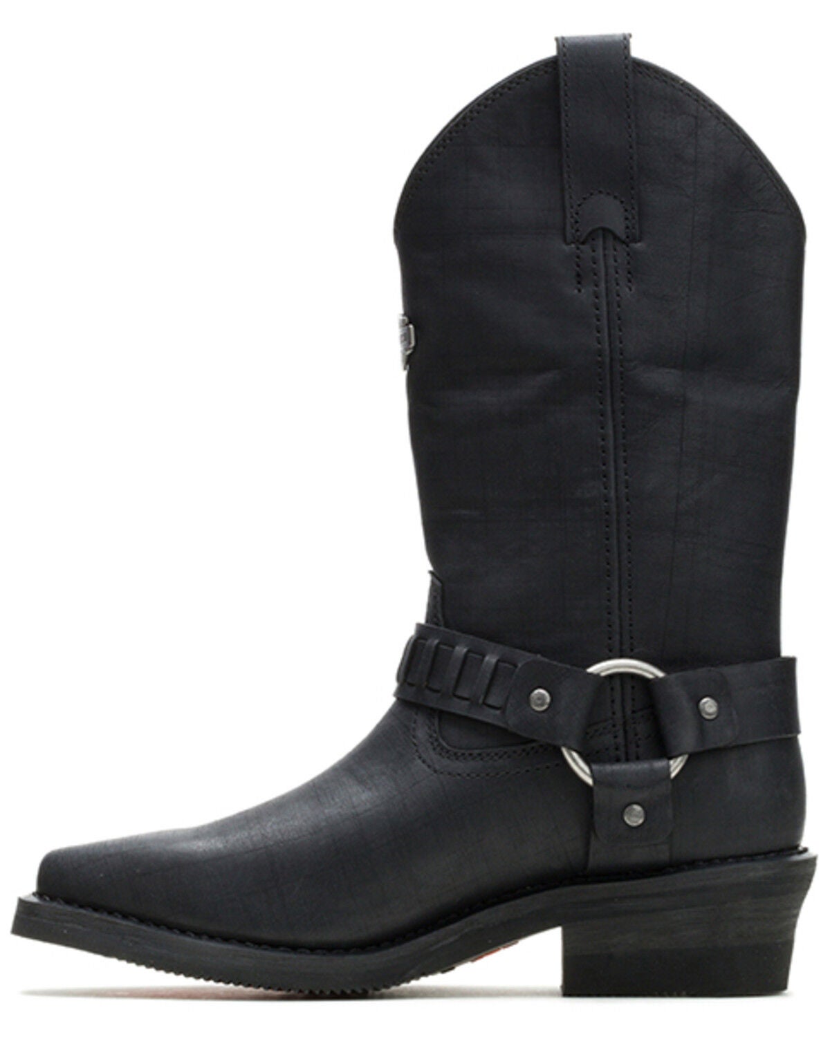 Image #3 - Harley Davidson Men's Pecos Motorcycle Boots - Square Toe, Black, hi-res