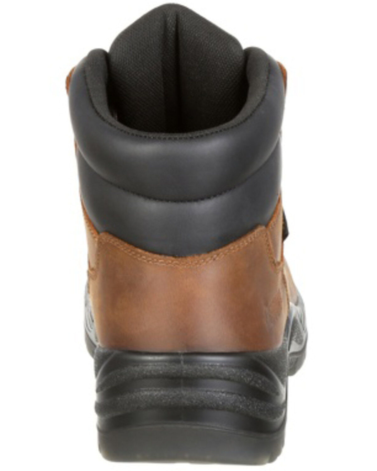 Image #4 - Rocky Men's Worksmart Waterproof Work Boots - Soft Toe, Brown, hi-res