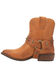 Image #3 - Dingo Women's Silverada Western Booties - Round Toe, Camel, hi-res