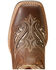 Image #4 - Ariat Girls' Round Up Bliss Western Boots - Broad Square Toe , Brown, hi-res