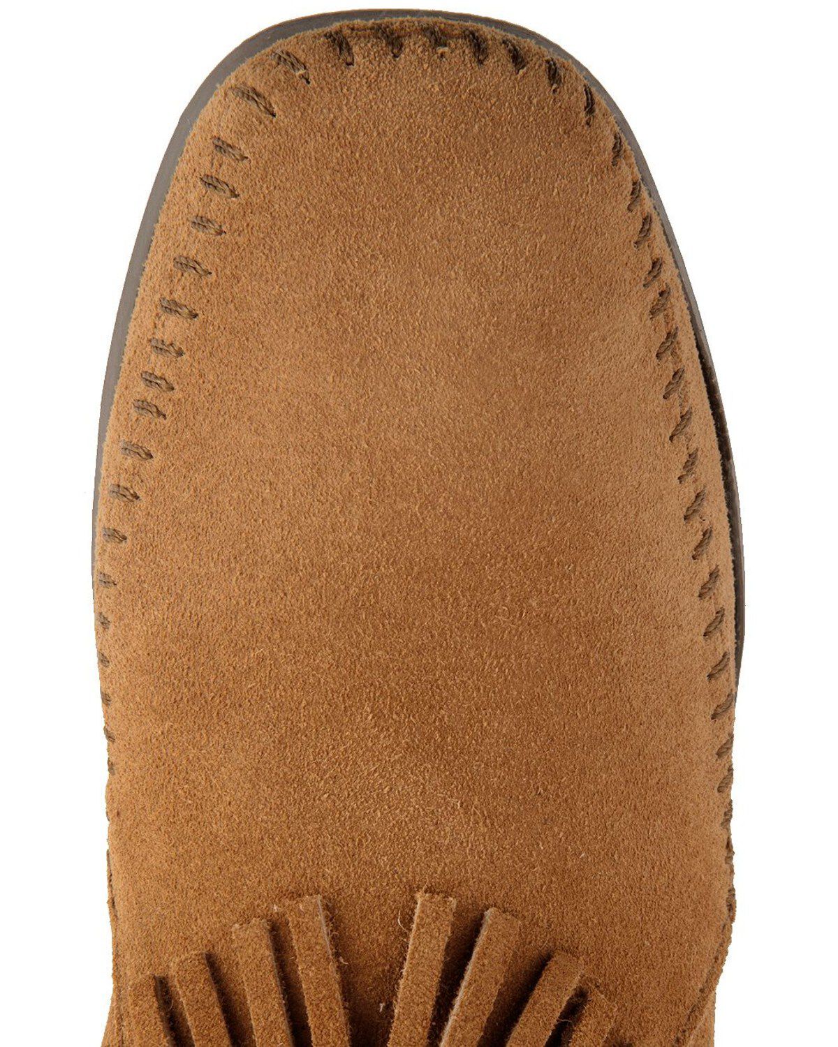 Image #6 - Minnetonka Women's Back Zipper Ankle Moccasins - Moc Toe, , hi-res
