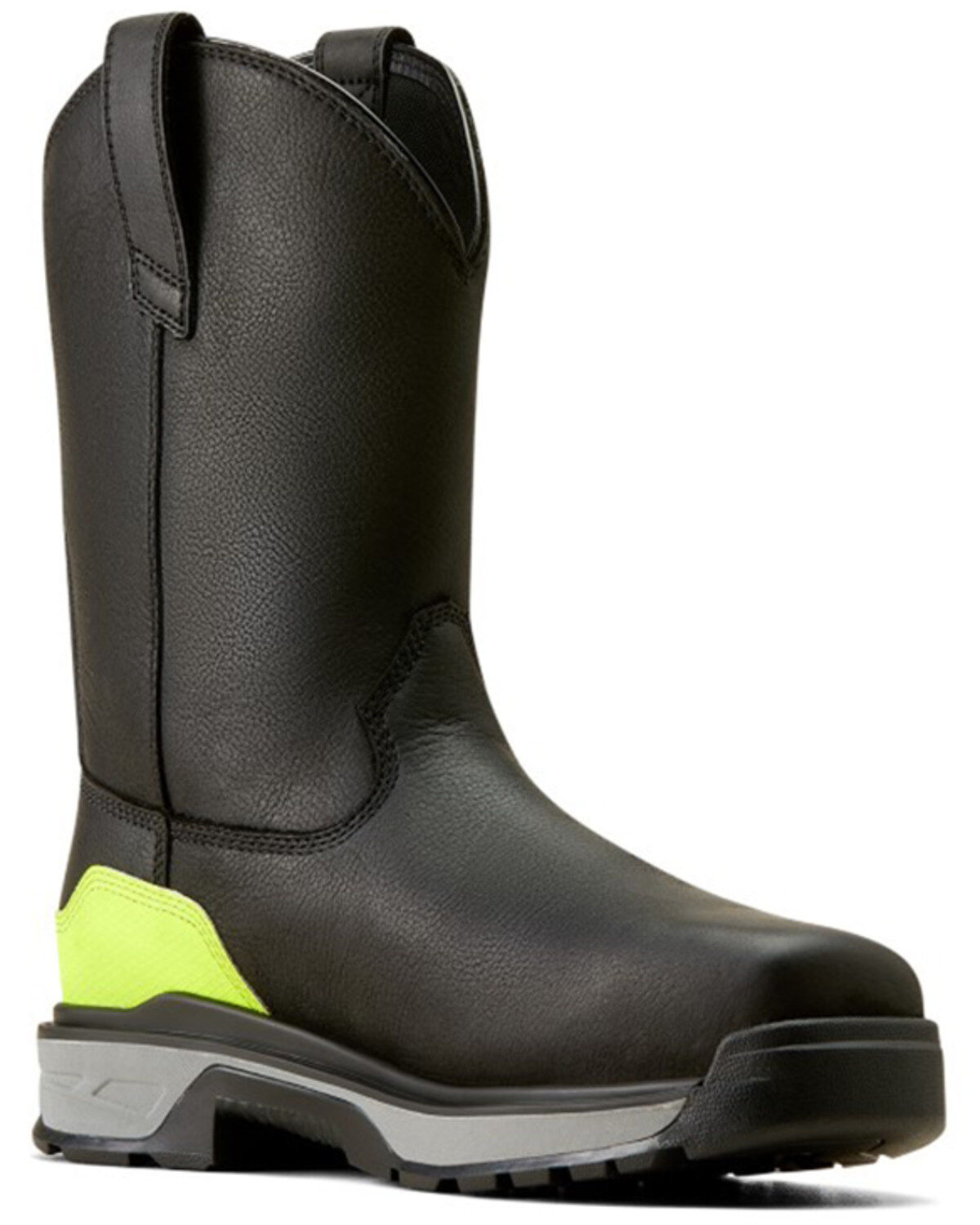 Image #1 - Ariat Men's Intrepid Live Wire Waterproof Work Boots - Composite Toe, Black, hi-res