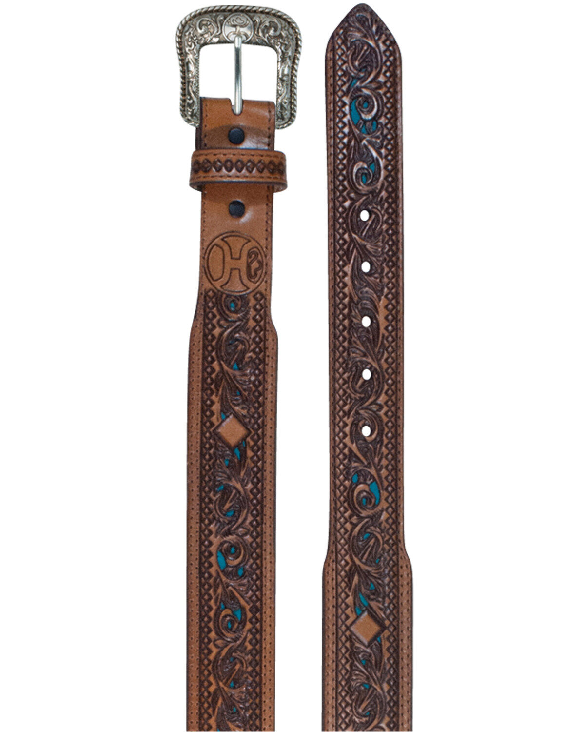 Image #1 - Hooey Men's Scroll Belt, , hi-res