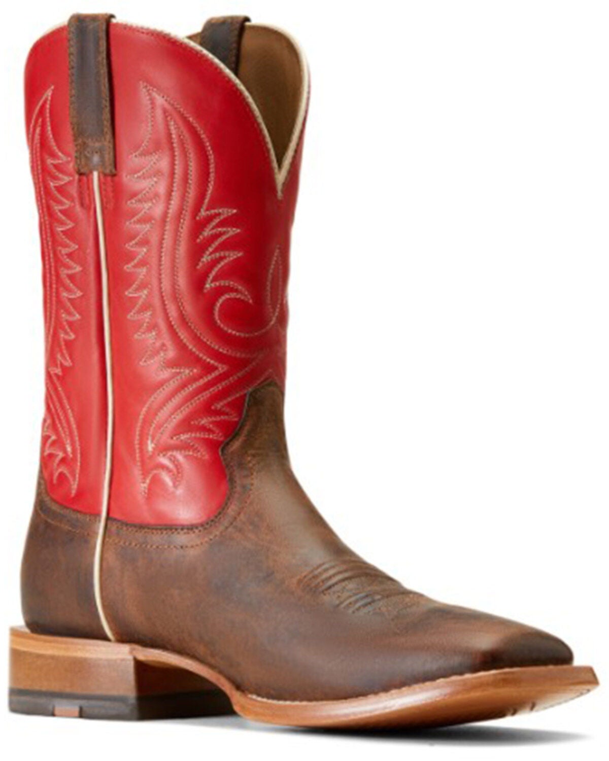 Ariat Men's Circuit Paxton Western Boots - Broad Square Toe, Brown, hi-res