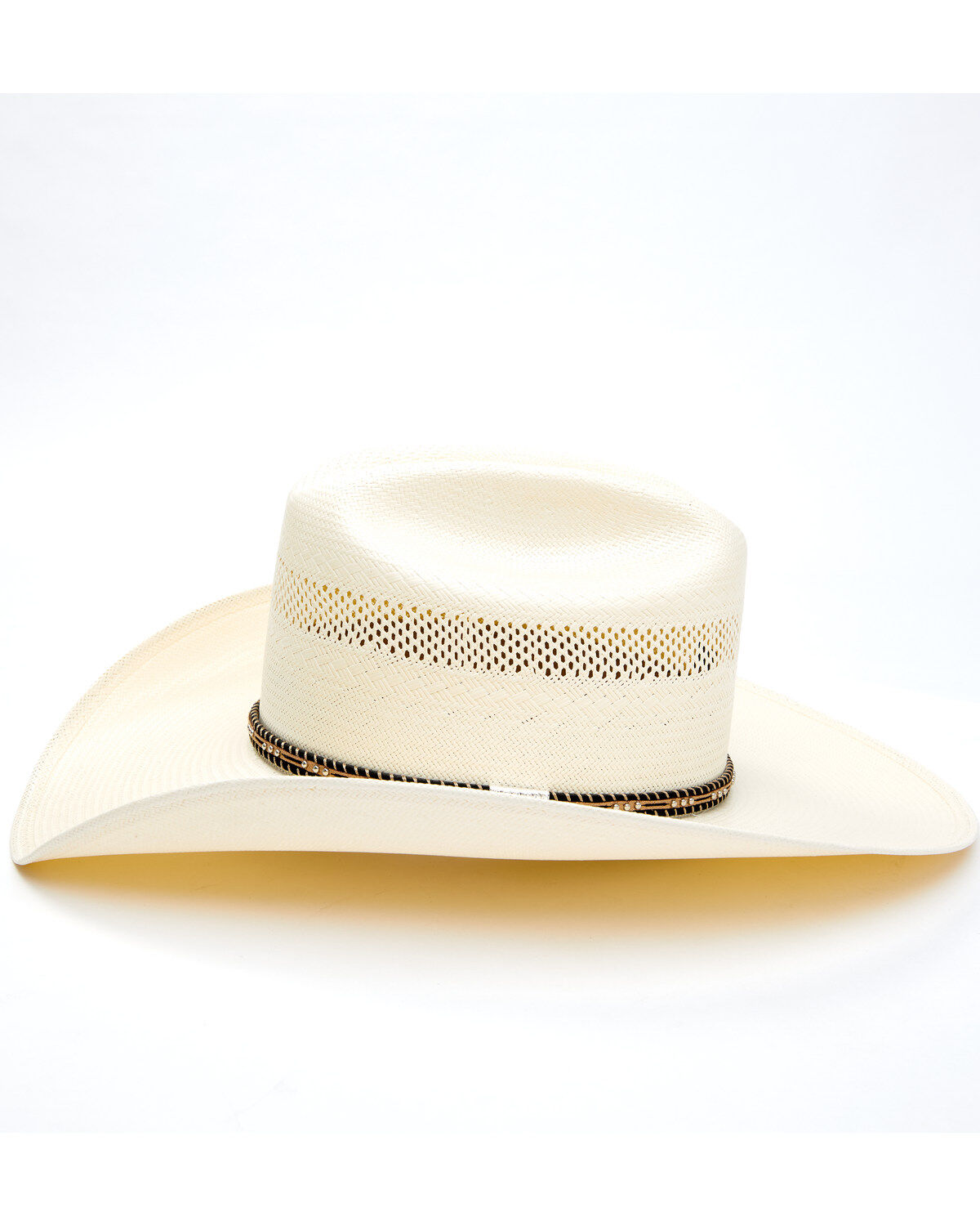Image #2 - Resistol Natural Saddlebrook 10X Straw Cowboy Hat, Natural, hi-res