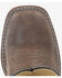 Image #5 - Smoky Mountain Boys' Adobe Western Boots - Broad Square Toe, Black, hi-res