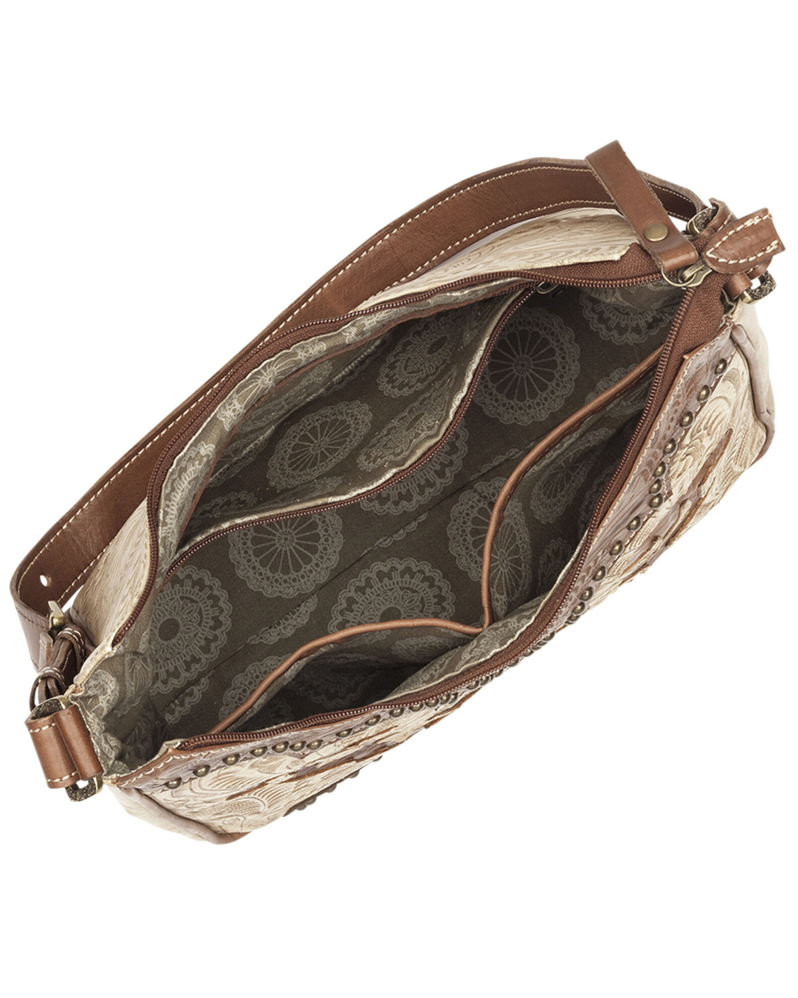 Image #4 - American West Annie's Secret Collection Concealed Carry Shoulder Bag, Black, hi-res
